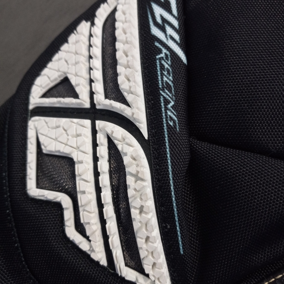 Fly Racing Kinetic Vector Race Pants Black/White/Gray Adult Size 28 Nwt - Picture 14 of 14